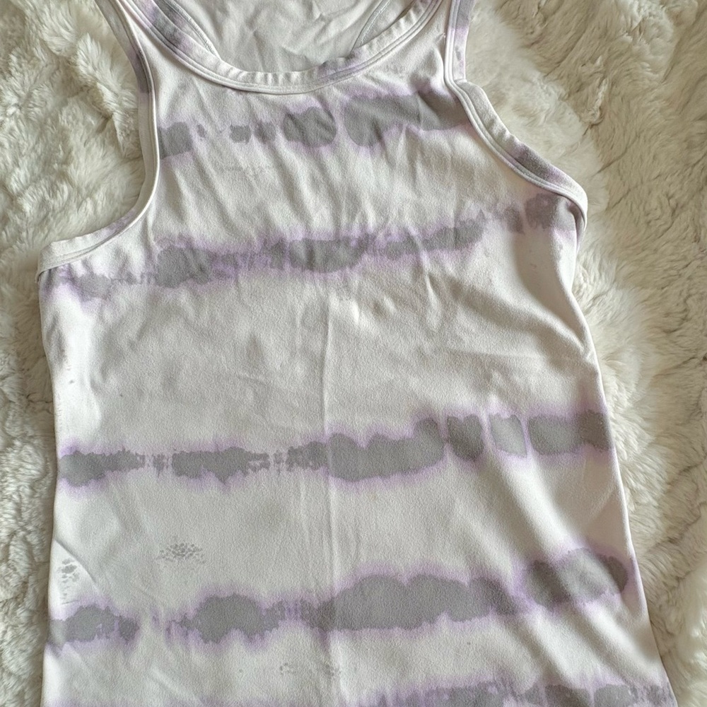 lululemon athletica Purple and Gray Tank Top